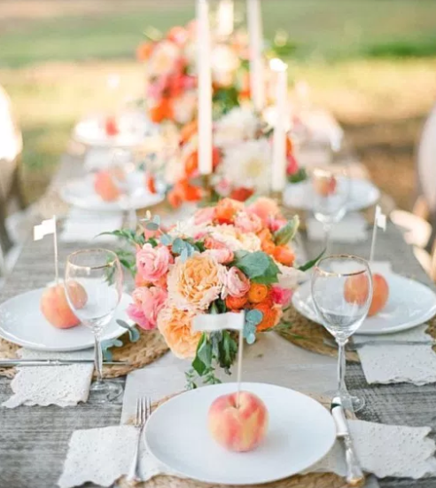 perfect summer wedding colors