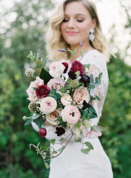 fall wedding blooms