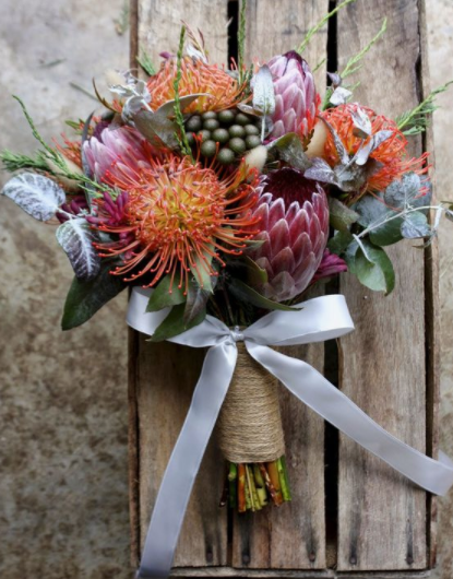 fall wedding blooms